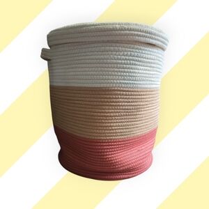 BN! Multicolor Woven Storage Basket Extra Large